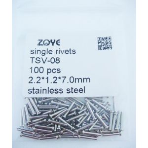 single rivets for eyeglass 1.2*7.0mm