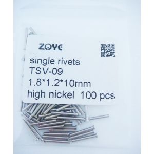 single rivets for eyeglass frame or hinges 1.2*10.0mm