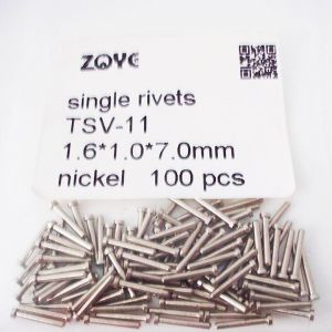 single rivets for eyeglass frame 1.0*7mm