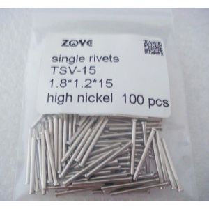 15mm single rivets for eyeglass 1.2*15mm