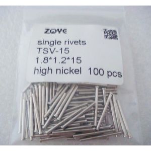 15mm single rivets TSV-15 for eyeglass frame