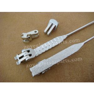5 joints hinged wire cores 140mm for plastic frames