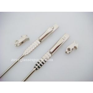 3.5mm wide wire cores with 2.6mm spring hinges for acetate eyeglass temple
