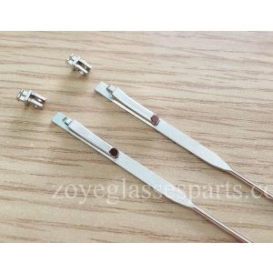 3.5mm wide wire cores with 2.6mm spring hinges for acetate eyeglass temple