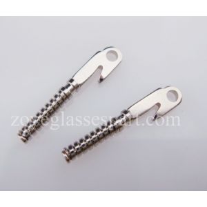 stainless steel spring inserts replacement for broken eyeglass temples replacement 1.2mm loop 16mm