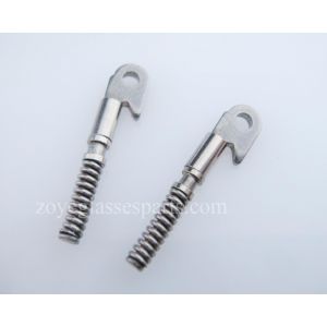springs insert for aluminum eyeglass temples 1.0mm loop 14.8mm length