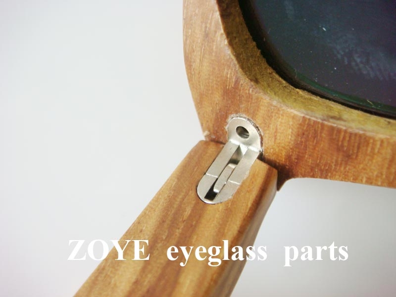 spring hinge on wood frames eyewear
