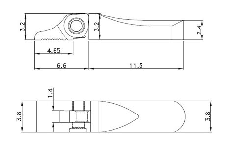 spring hinge TSH-14