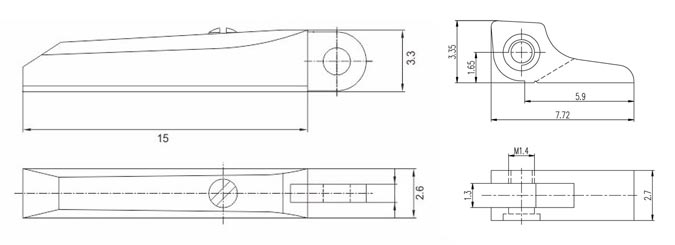 spring hinge TSH-18