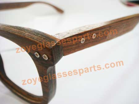 duable double spring hinge for wood sunglasses