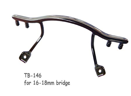 bridge 16-18mm for rimless frame stainless steel mount on