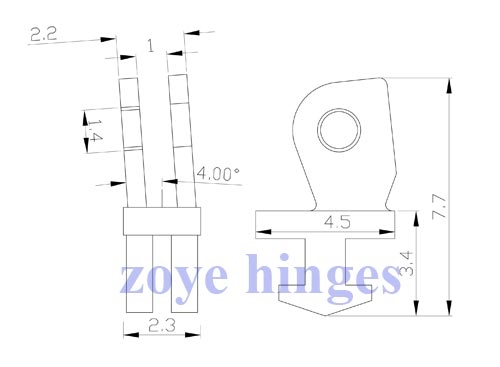 front hinge replacement for broken spring hinges