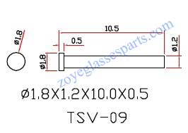 rivets 10mm for eyeglass frame