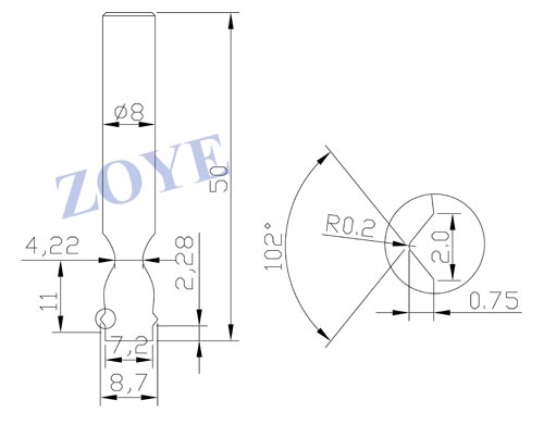 cutter for glasses lenses