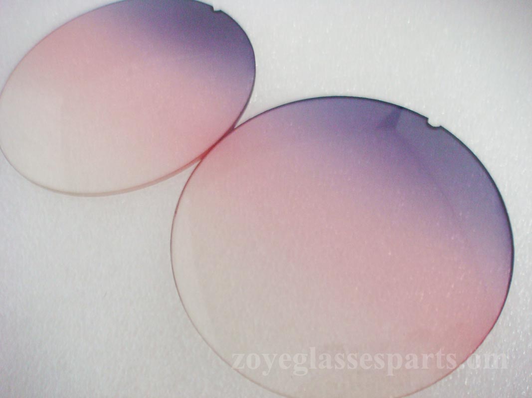 fashion lenses for sunglasses frame 71mm purple pink gradient