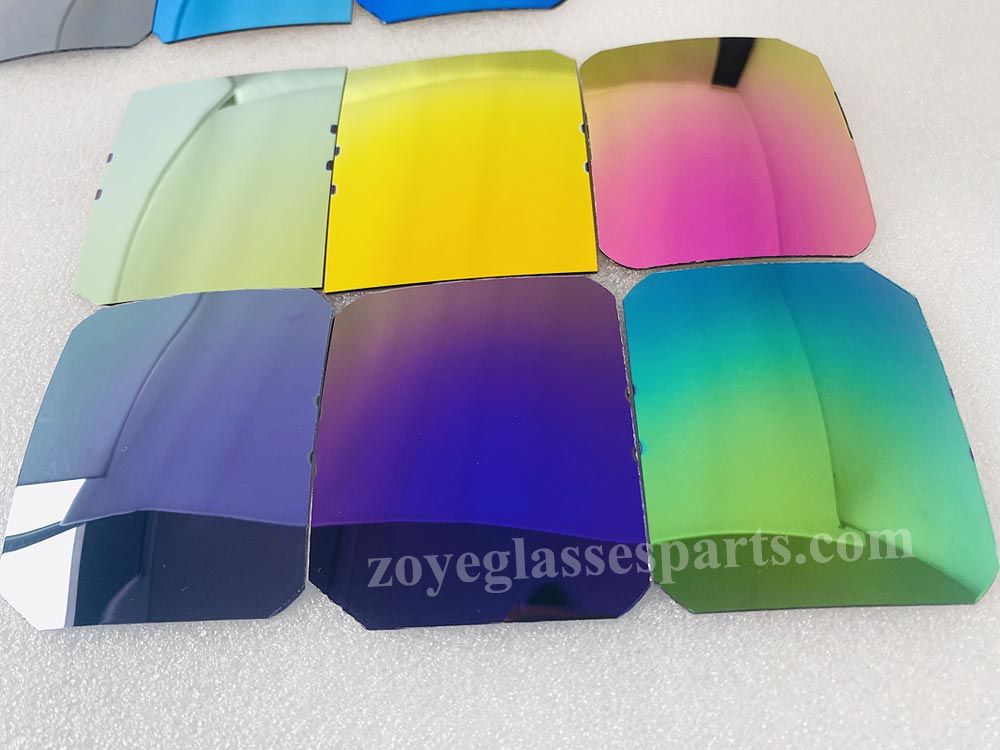 mirrored polarized lenses for sunglasses