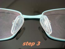 how to replace the old nose pads-3