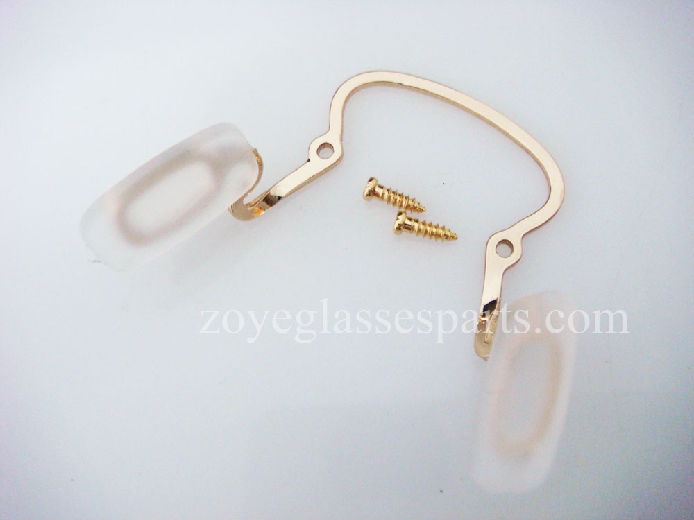 pad arm bridges for plastic wood eyewear frame TP-175