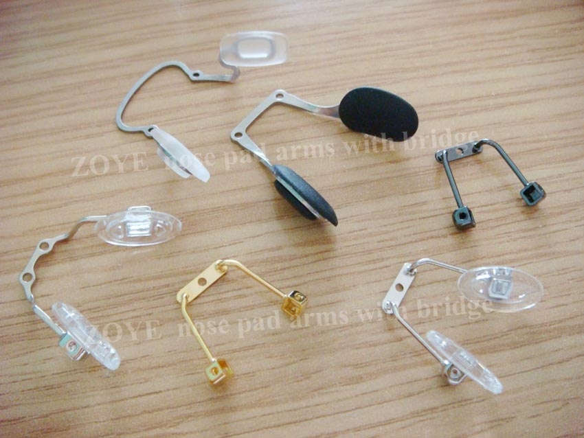 12 Pieces U Shaped Eyeglasses Nose Pads Bridge Plastic Eye Glasses