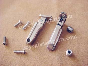 clamping screwing on spring hinge for wood bamboo frames TSH-63