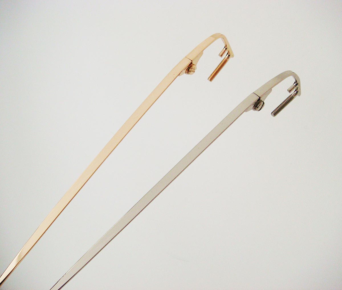 143mm arms for rimless eyewear screw on with arm covers