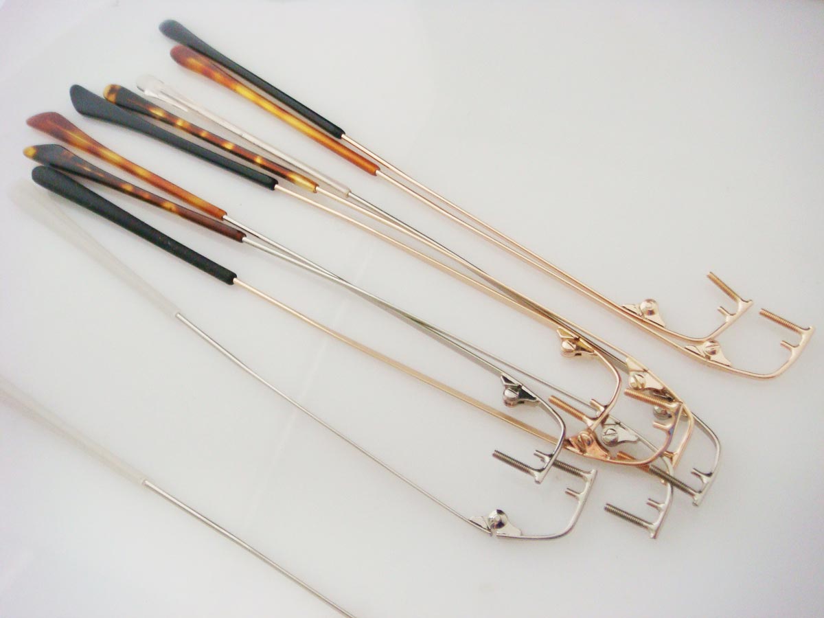143mm arms for rimless eyewear screw on with arm covers