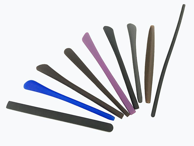 silicone temple tips covers for eyeglass frame 